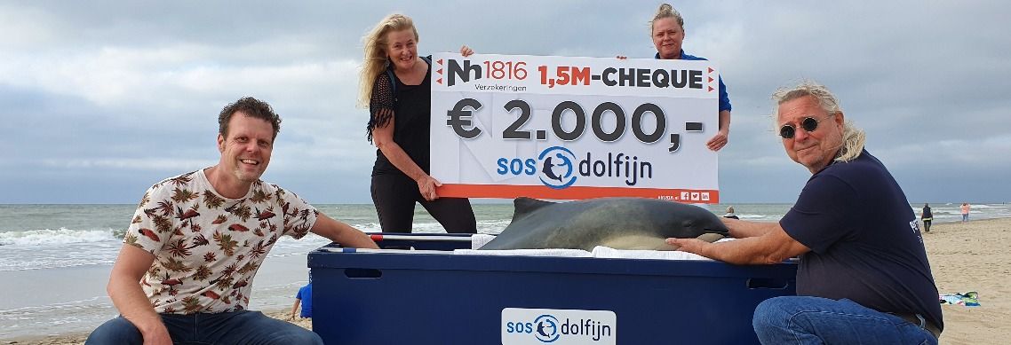Nh1816 doneert 2.000 euro voor onderzoek naar zeezoogdieren